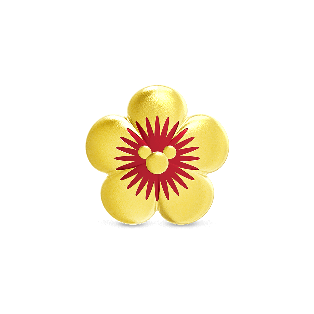 ภาพรายละเอียดชาร์มสร้อยข้อมือ Disney Mickey Mouse Plum Mickey Blossom Charm