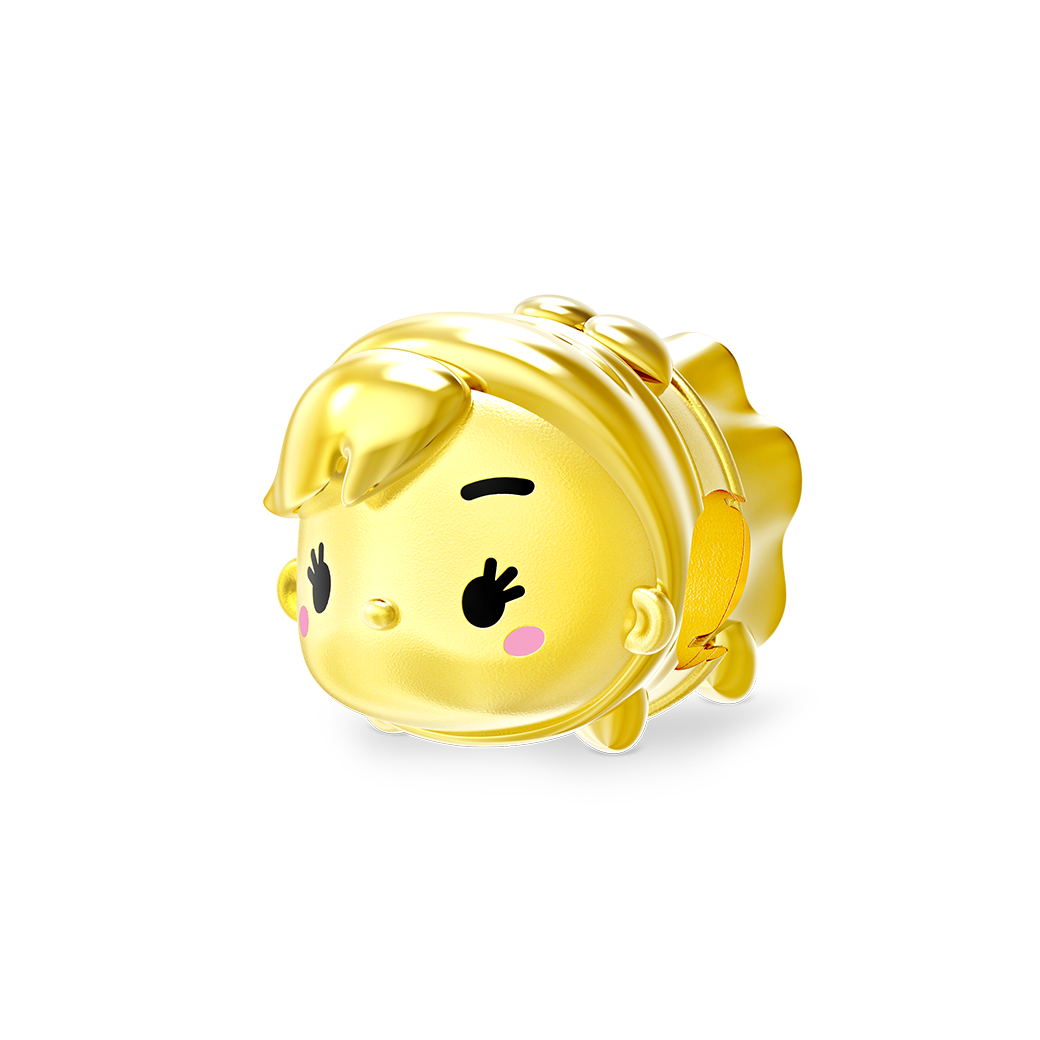 ภาพมุมเฉียงชาร์มสร้อยข้อมือ Disney Tsum Tsum Anna Charm