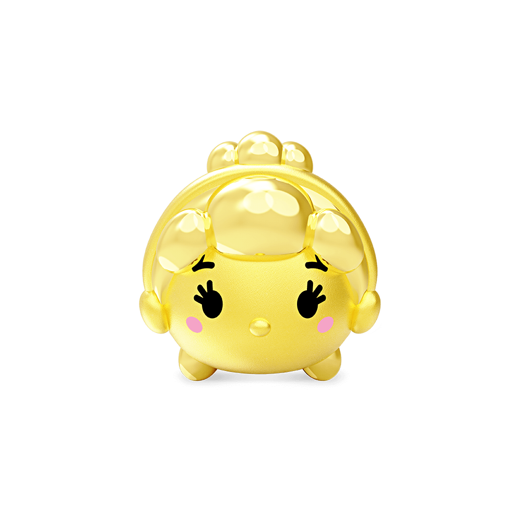 ภาพตรงชาร์มสร้อยข้อมือ Disney Tsum Tsum Cinderella Charm