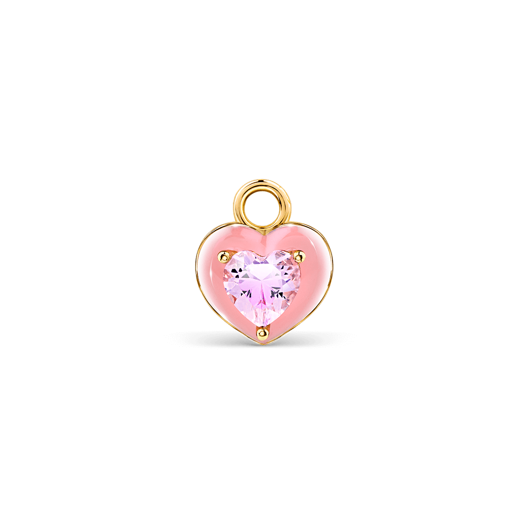 รูปด้านหน้าของ Aime' Pink sapphire Charm