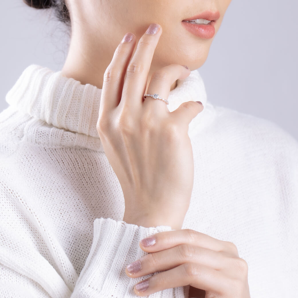 เครื่องประดับเพชรแท้,แหวนเพชรแท้,แหวนเพชรแท้เม็ดเดี่ยว,เครื่องประดับแต่งงาน,เครื่องประดับเจ้าสาว Engagement Ring