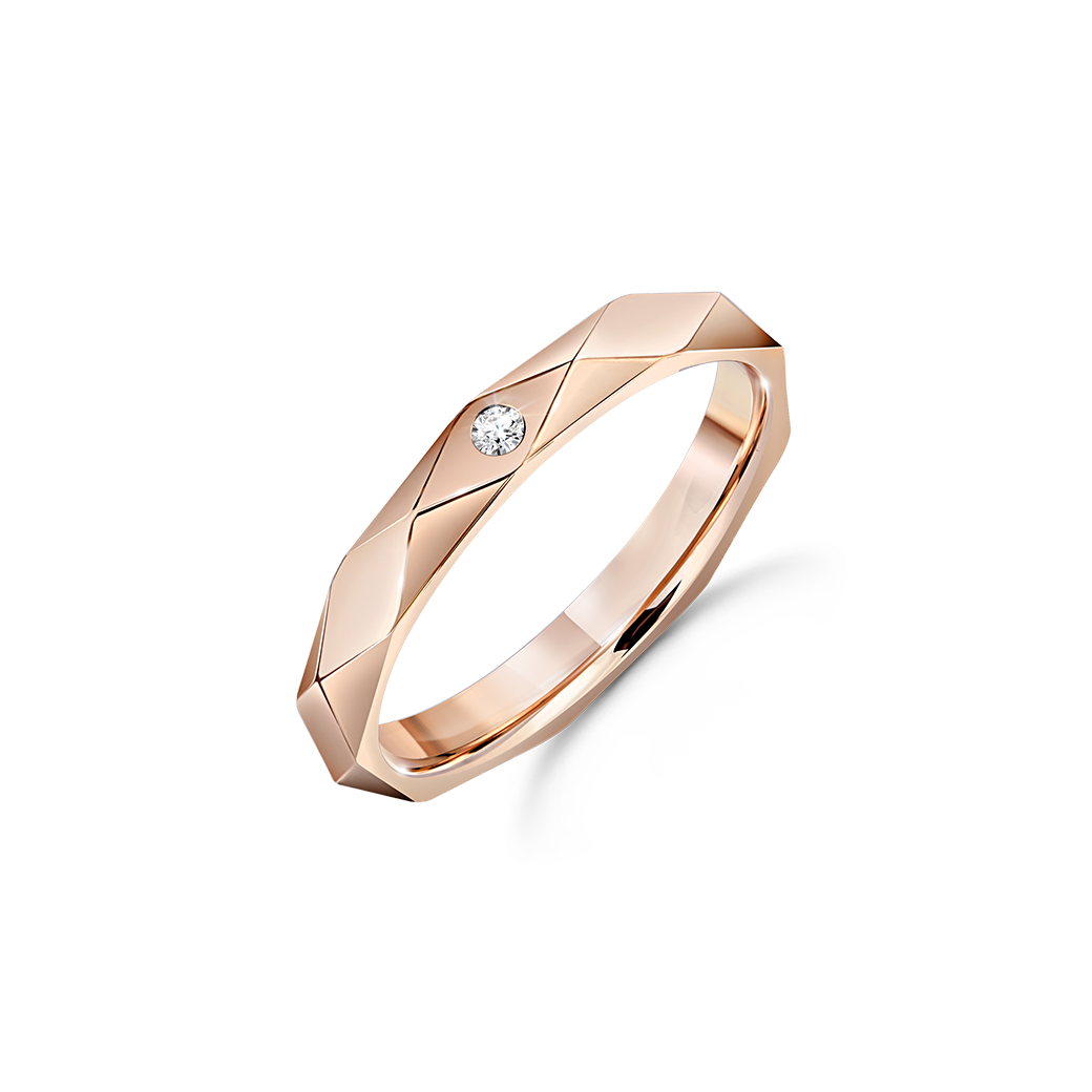 Pink emerald pendant ring