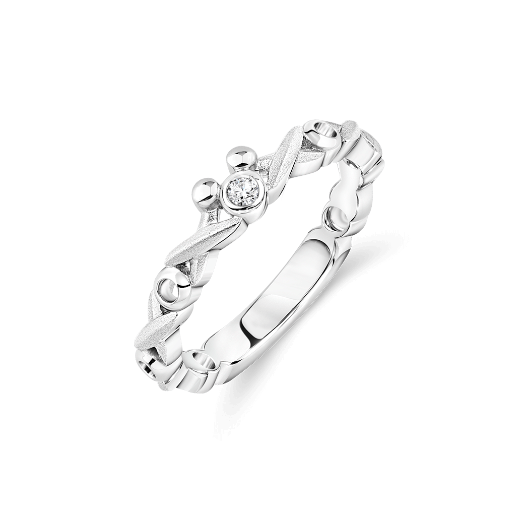 ภาพรายละเอียด Mickey XOXO Diamond Ring